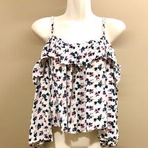 Forever 21 Off the Shoulder Floral Top